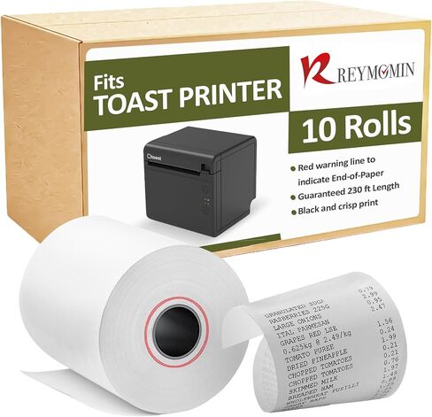 Thermal Printer Paper Roll Compatible for Toast TP200 Printer in Saudi Arabia