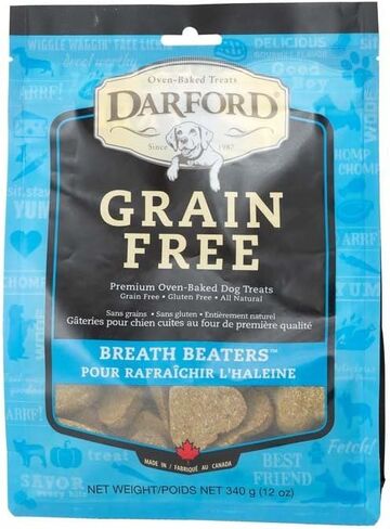 Grain Free Breath Beaters Dog Treats, 12oz in Saudi Arabia