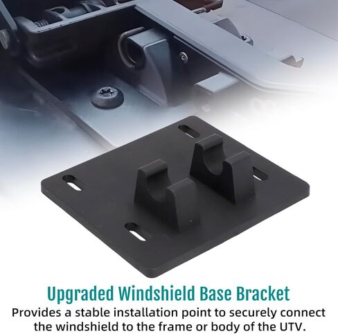 Motoparty Upgraded Windshield Base Bracket Windshield Mount for Polaris General 4 1000 /1000 /XP 4 1000 /XP 1000 2016-2022 Replacement for OEM 5452826 Material with Optimized Rear Design in Saudi Arabia