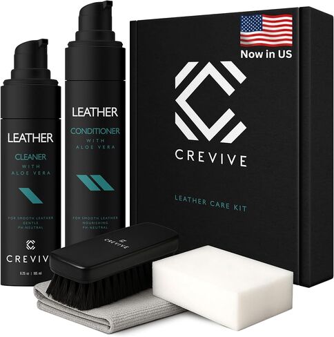 Car Leather Cleaner and Conditioner, Premium All-in-One Leather Care Kit for Car Seats and Interior in Saudi Arabia