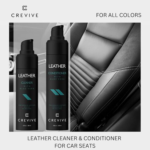 Car Leather Cleaner and Conditioner, Premium All-in-One Leather Care Kit for Car Seats and Interior in Saudi Arabia