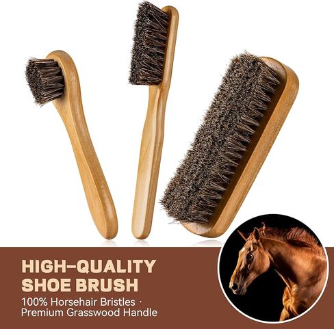 CUTEUP Leather Boot Care Kit – Mink Oil, Saddle Soap for Leather, Shoe Brush, Waterproof Wax, Leather Cleaner and Conditioner in Saudi Arabia