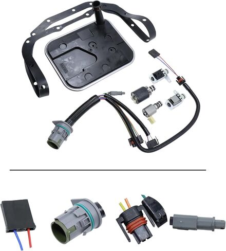 4L80E MT-1 طقم الملف اللولبي ناقل الحركة EPC Shift A & B TCC 7 قطعة مجموعة الملف اللولبي ث/فلتر (100% جديد) 1997-2003 in Kuwait