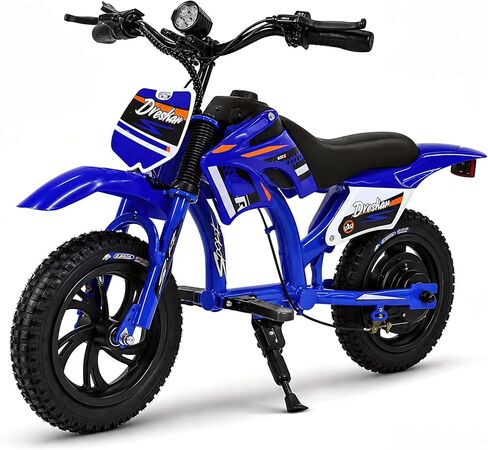 Electric Motorcycle for Kids, 300W Electric Motorcycle, 3-Speed Modes Motorcycle for Kids Ages 3-7, Electric Motocross Off-Road Motorcycle Mini Dirt Motorcycle Red in Saudi Arabia