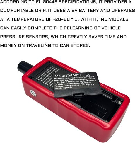 أداة إعادة تعلم EL-50449 TPMS مطورة لفورد، أداة إعادة ضبط TPMS أداة برمجة مستشعر ضغط الإطارات، جهاز إعادة تعلم متوافق مع Ford F150 F250 Fusion Edge Ranger Transit Lincoln Mercury in Kuwait