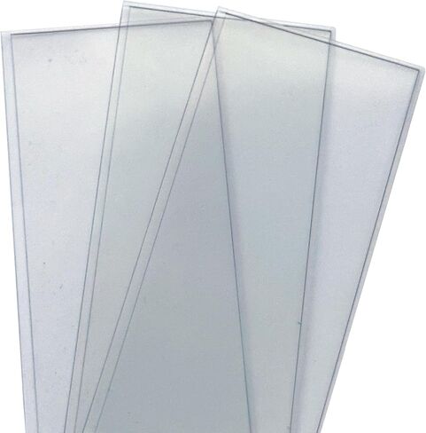 Semi-Rigid Currency Holders - Large Size 3.5" x 8" - Archival Safe Unplasticized Banknote Protectors - Pack of 100 in Saudi Arabia