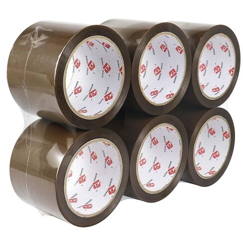 BOMEI PACK 3" Wide Brown Packing Tape 12 Rolls, Total 660Y - 3 inch x 55 Yards, 2.4 mil Thick, Heavy Duty 3 Inch Wide Packaging Tape for Shipping, Mailing, Moving & Storage in Saudi Arabia