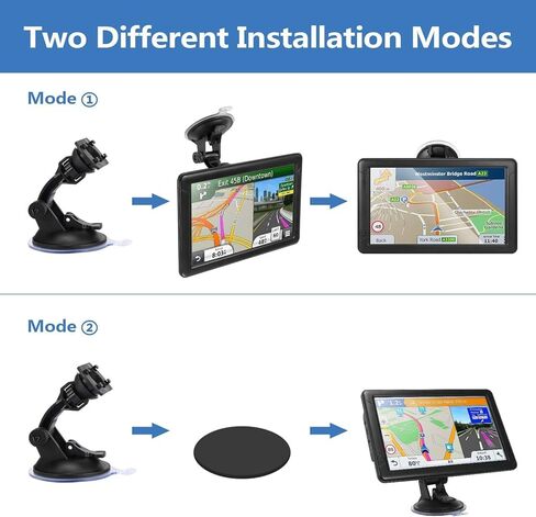 GPS Navigator for Car Truck RV, 9 " Trucker GPS for Semi Truck 2026 Map， Real Voice Spoken Turn-by-Turn Direction Reminding Navigation System for Cars, Vehicle GPS with Speed and Red Light Warning in Saudi Arabia