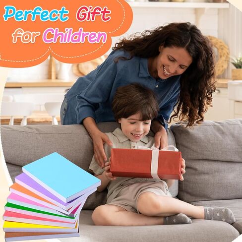 24 حزمة من كتب Flipbook الفارغة مقاس 4.5 × 2.5 بوصة مجموعة لوحة رسم صغيرة 1440 ورقة (2880 صفحة) 8 ألوان رسم رسوم متحركة مجموعة كتب فليب كبيرة لفن رسم الرسوم المتحركة لمستلزمات الهدايا الإبداعية in Kuwait
