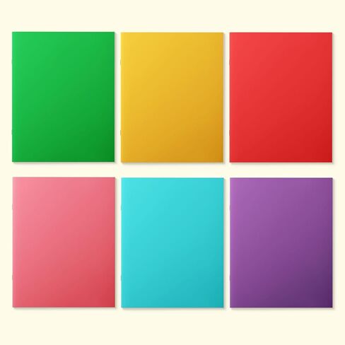 Blank Books 3.85 x 5.43 Inches - 12 Pack – 6 Colors Mini Notebooks with 6 Sheets/12 Pages – Small Unlined Journals for Kids Writing, Drawing, Sketching, Arts & Crafts in Saudi Arabia