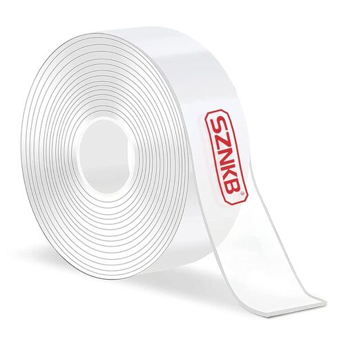 Double Sided Tape Heavy Duty, Waterproof Nano Mounting Tape, 16.5FT Length, 1.18IN Width, Multipurpose Adhesive Tape, Removable Sticky Poster Tape for Walls Decor Carpet(Clear) in Saudi Arabia