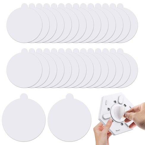 KEUYE Sticky Pad Replacement Comaptible with Govee RGBIC Light Panels H6061, H6066, H6067- Double Sided Strong Wall Lights Adhesive,30 Packs in Kuwait