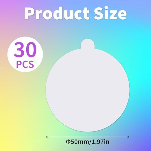 KEUYE Sticky Pad Replacement Comaptible with Govee RGBIC Light Panels H6061, H6066, H6067- Double Sided Strong Wall Lights Adhesive,30 Packs in Kuwait