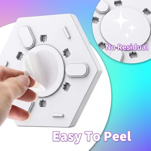 KEUYE Sticky Pad Replacement Comaptible with Govee RGBIC Light Panels H6061, H6066, H6067- Double Sided Strong Wall Lights Adhesive,30 Packs in Kuwait