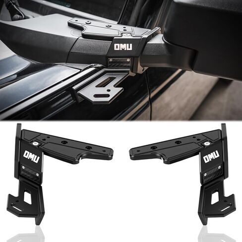 OMU Genesis Series A-Pillar Light Mounting System Compatible with 2018-2024 Jeep Wrangler JL & 2020-2024 JT Models, Auxiliary Light mounting Bracket (Not for 4xe & Mojave & Rubicon 392) in Saudi Arabia