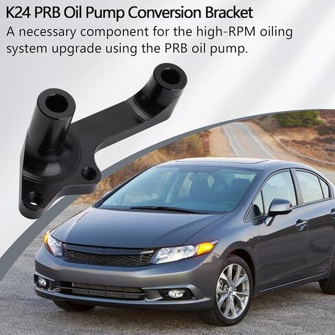 Oil Pump Windage Tray Bracket Compatible with Honda K24Z 9th Gen Civic Si TSX PRB Oil Pump Conversion CNC Machined Aluminum Bracket in Saudi Arabia