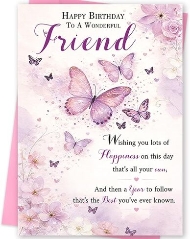 Birthday Card for Granddaughter, Granddaughter Birthday Card, Birthday Gifts for Granddaughter, Beautiful Butterfly Floral Greeting Card in Saudi Arabia