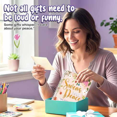Coloring Books for Adults Relaxation Set of 2, Funny Swear Word Adult Coloring Book for Women, Relaxation Gifts for Women(Floral Design) in Saudi Arabia