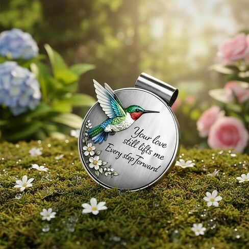 مشبك معدني لحاجب الشمس من الطائر الطنان، تذكار حاجب السيارة، رمز الأمل والشفاء، هدية ملهمة للتشجيع اليومي in Kuwait