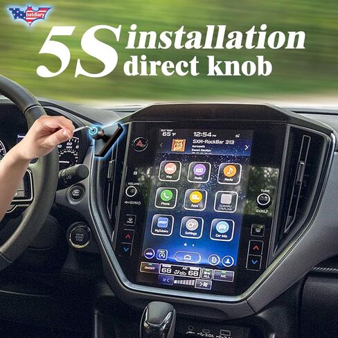 حامل هاتف Crosstrek Vent 2025 لملحقات 2024-2025 lmpreza 2026 Crosstrek Hybrid 2022-2025 WRX | حامل فتحة تهوية تلسكوبية من الألومنيوم | حافظة سميكة مناسبة لهاتف iPhone 16/15 Pro Max وGalaxy S24 in Kuwait
