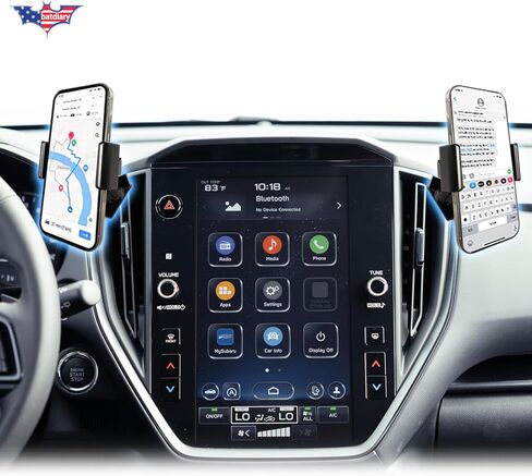 حامل هاتف Crosstrek Vent 2025 لملحقات 2024-2025 lmpreza 2026 Crosstrek Hybrid 2022-2025 WRX | حامل فتحة تهوية تلسكوبية من الألومنيوم | حافظة سميكة مناسبة لهاتف iPhone 16/15 Pro Max وGalaxy S24 in Kuwait
