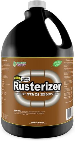 إزالة الصدأ الخرساني من Green Bean Buddy Rusterizer بدون فرك ثقيل، مزيل البقع بالرش، منظف الكالسيوم والليمون، 1 جالون in Kuwait