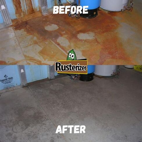 إزالة الصدأ الخرساني من Green Bean Buddy Rusterizer بدون فرك ثقيل، مزيل البقع بالرش، منظف الكالسيوم والليمون، 1 جالون in Kuwait