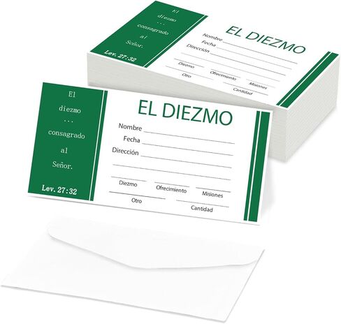 200 PCS 6.42 x 3.23 Inch Church Offering Envelopes - Tithe and Offering Envelopes for Church Donations, Checks and Cash, Great for churches or Non-Profit Organizations (Leaf style, 200) in Saudi Arabia