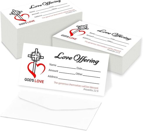 200 PCS 6.42 x 3.23 Inch Church Offering Envelopes - Tithe and Offering Envelopes for Church Donations, Checks and Cash, Great for churches or Non-Profit Organizations (Leaf style, 200) in Saudi Arabia