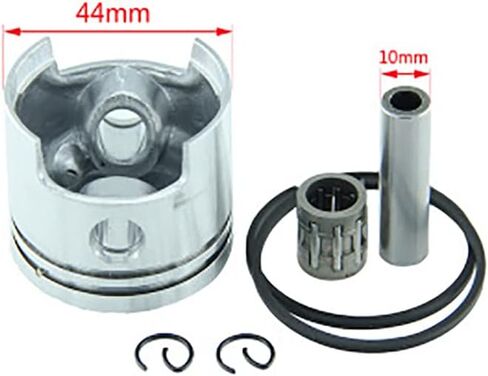 1pc HH-122 2 Stroke Air Cooling Engine Parts 44mm Piston 10mm Pin Ring Set fit for 44-5 Mini ATV in Saudi Arabia