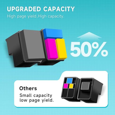 68XL 68 Ink Cartridges Black/Color Combo Pack Compatible for HP 68 Ink Cartridges High Yield Replacement for HP Ink 68 fit for Envy 6155e 6555e 6100e 6500e 6558e 6152e 6552e 6555e Printer(2 PACK) in Saudi Arabia