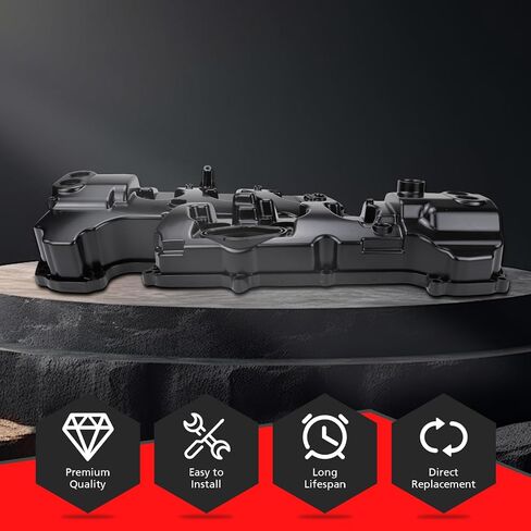 Aluminum Engine Valve Covers Compatible with Ford Expedition F-150 F150 Transit-150 Transit-250 Transit-350 HD Lincoln Navigator 3.5L V6 TURBOCHARGED 2013 2014 2015 2016 2017 2018 2019 2020 2021 2022 in Saudi Arabia