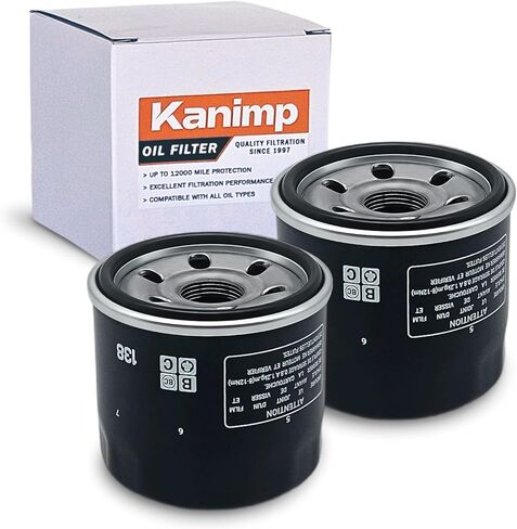 فلتر زيت HF138 للاستبدال لسوزوكي 16510-07J00 16510-03G00 16510-03G00-X07 16510-06B00 16510-06B01 16510-07J00 16510-34E00 Aprilia 857187 (2 قطعة) in Kuwait