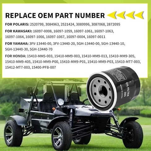 2520799 3084963 Oil Filter 16097-0008 for Polaris Sportsman 400 450 500 570 850 Ranger Hawkeye Scrambler 850 1000 XP 300 400 Magnum 325 425 500 ATP Trail boss Xplorer Xpedition in Saudi Arabia