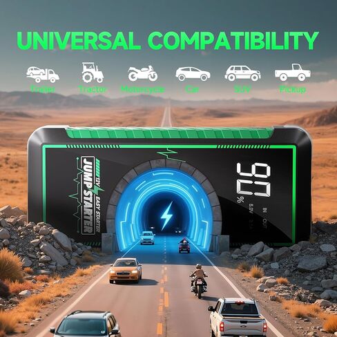 12V 5000A Car Battery Jump Starter, 16000mah Portable Jump Starter Box Jump Starter Battery Pack for Up to 9.0L Gas and 8.0T Diesel Engines with Safety Protection Function (5000A) in Saudi Arabia