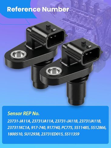 Engine Camshaft Position Sensor 23731-JA11A Replacement for Nissan Altima, Rogue, Sentra, Murano, Pathfinder, for Infiniti G25, G35, Q50, QX60 2.5L 3.5L 3.7L - Replaces 917-740, PC775 in Saudi Arabia