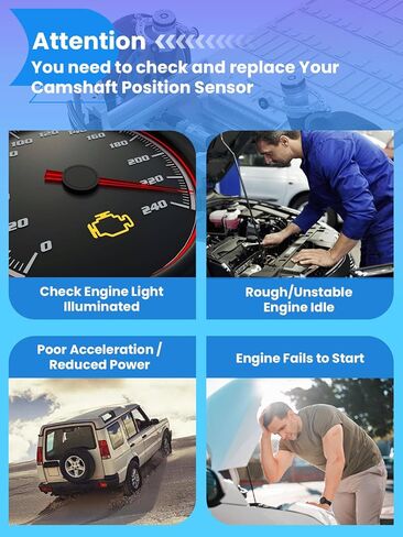 Engine Camshaft Position Sensor 23731-JA11A Replacement for Nissan Altima, Rogue, Sentra, Murano, Pathfinder, for Infiniti G25, G35, Q50, QX60 2.5L 3.5L 3.7L - Replaces 917-740, PC775 in Saudi Arabia