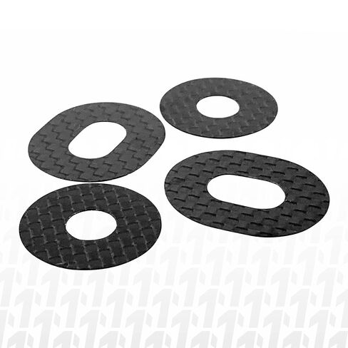1UP Racing 10403 Carbon Fiber Body Washers Adhesive Backed 1/8 Off Road in Kuwait