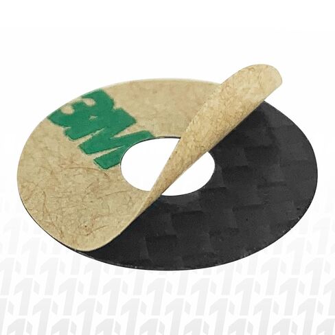 1UP Racing 10403 Carbon Fiber Body Washers Adhesive Backed 1/8 Off Road in Kuwait