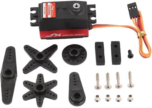 JX Servo PDI-4409MG 9 كجم عزم دوران كبير 180 درجة رقمي قصير قياسي لـ 1/8 1/10 RC Drift Racing Car HPI Truck Accessories Low Profile Metal Gear 3racing 3R Sakura in Kuwait