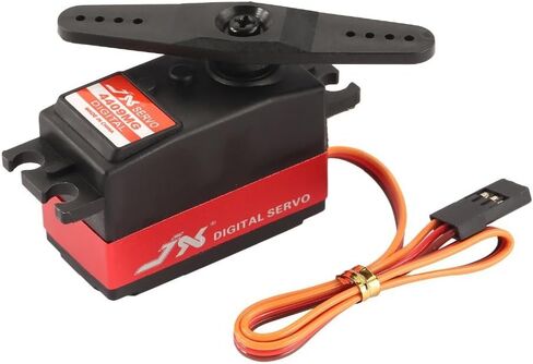 JX Servo PDI-4409MG 9 كجم عزم دوران كبير 180 درجة رقمي قصير قياسي لـ 1/8 1/10 RC Drift Racing Car HPI Truck Accessories Low Profile Metal Gear 3racing 3R Sakura in Kuwait