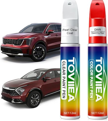 Wolf Gray(C7S) Touch Up Paint Compatible with KIA,2-In-1 Car Scratch Remover Pen,Car Paint Scratch Repair Kit for Scratches,Chips & Nicks,2-PCS SET in Saudi Arabia