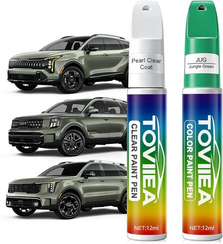 Wolf Gray(C7S) Touch Up Paint Compatible with KIA,2-In-1 Car Scratch Remover Pen,Car Paint Scratch Repair Kit for Scratches,Chips & Nicks,2-PCS SET in Saudi Arabia