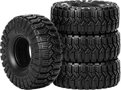 إطارات SCX30 إطارات عجلات 0.7 بوصة 4 قطعة 40*16 مللي متر إطارات مطاطية عالية القبضة للترقيات المحورية SCX30 1/30 RC الزاحف in Kuwait