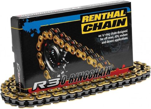 سلسلة حلقة دائرية من Renthal C414 R3-3 SRS للطرق الوعرة، وصلات 520 × 116 مع وصلة توصيل in Kuwait