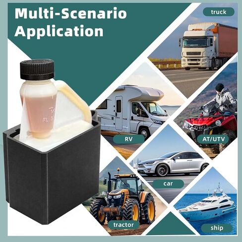حامل إضافات الديزل المغناطيسي متوافق مع Hot Shots Diesel Treatment 16oz PETG Mount in Kuwait