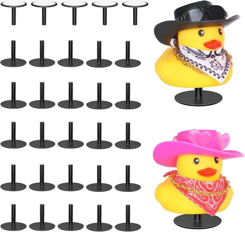 30PCS Jeeper Duck Holder,2PCS Mini Rubber Ducks with Hat Sunglasses Chains and Scarf,Duck Holder for Jeeps Dash,Jeeps Ducks for Ducking, Car Accessories,Car Dashboard Decorations in Kuwait