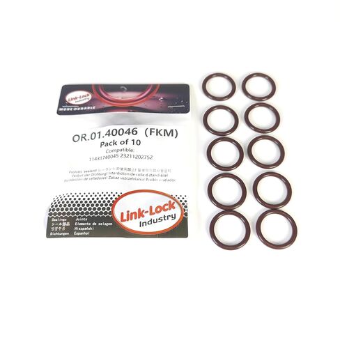 10 قطعة FKM Viton OR.01.40046 زيت المحرك مقياس O-حلقة طوقا 11431740045 23211202752 لسيارات BMW S14 M50 M52 S52 M54 M56 in Kuwait