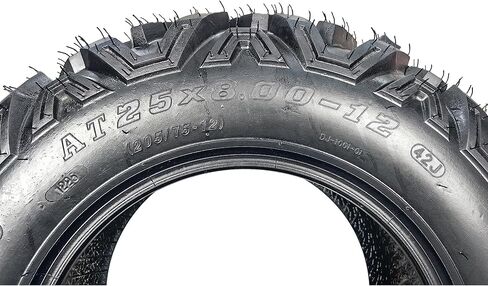 Garvee Set of 4 AT25X8-12 & AT25X10-12 6PR ATV UTV Tires, All Terrain 25x8x12 Tubeless Tires for Mud, Trail, Sand, Gravel & Street, Heavy-Duty Design for Off-Road Riding in Kuwait