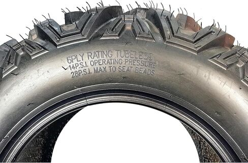Garvee Set of 4 AT25X8-12 & AT25X10-12 6PR ATV UTV Tires, All Terrain 25x8x12 Tubeless Tires for Mud, Trail, Sand, Gravel & Street, Heavy-Duty Design for Off-Road Riding in Kuwait